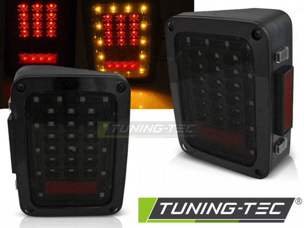 Voll LED Upgrade Design Rückleuchten für Chrysler Jeep Wrangler JK 07-18 schwarz